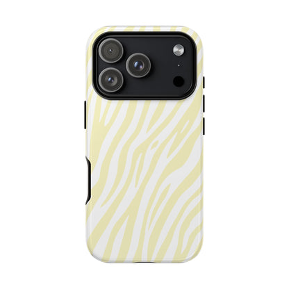 Buttercream Tiger Print Phone Case