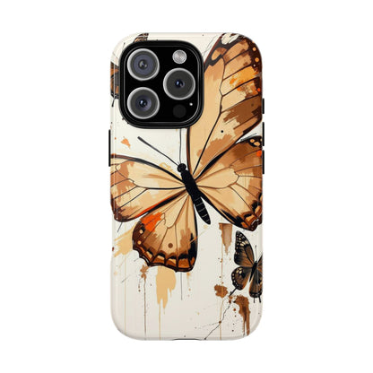 Acrylic Style Butterflies Design Phone Case - Multicolor Phone Case - iPhone 16 Pro / Glossy