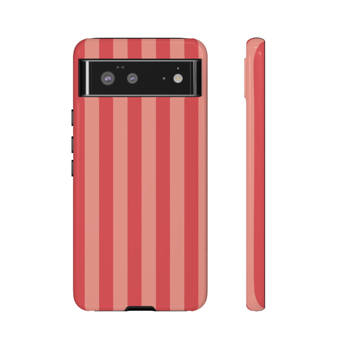Light Pink Stripe Pattern Phone Case - Pink Phone Case - Google Pixel 6 / Glossy