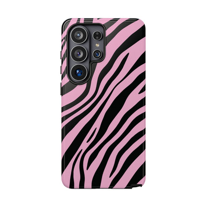 Modern Blush Zebra Print Phone Case