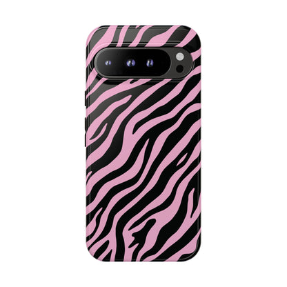 Stylish Blush Zebra Print Phone Case