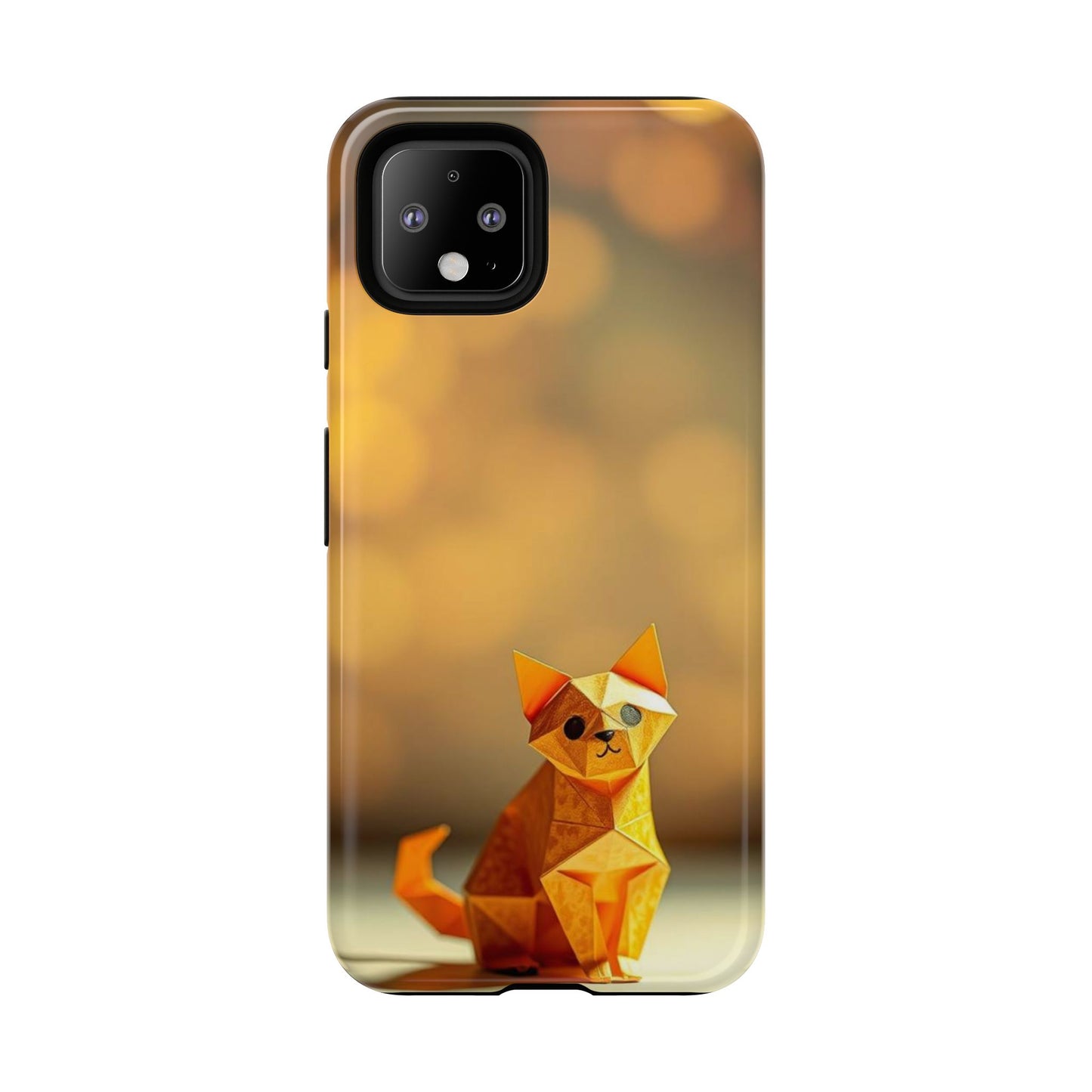 Origami Cat Design Phone Case