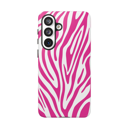 Graphic Hot Pink Tiger Print Phone Case