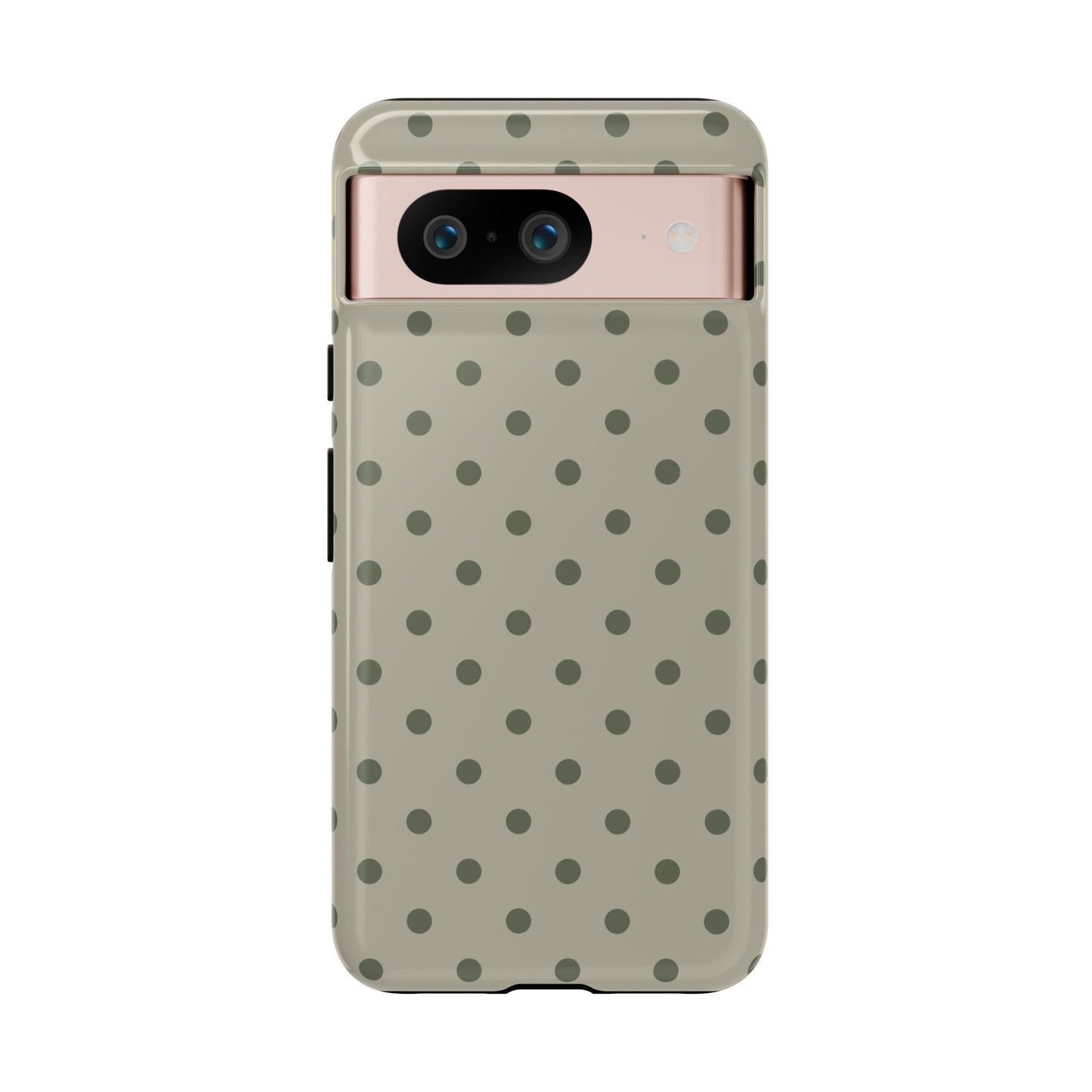 Green & Dark Green Dot Pattern Phone Case