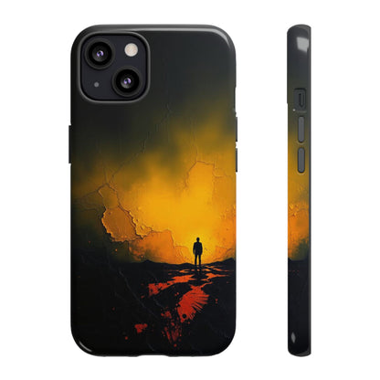 Acrylic Mysterious Figure Phone Case