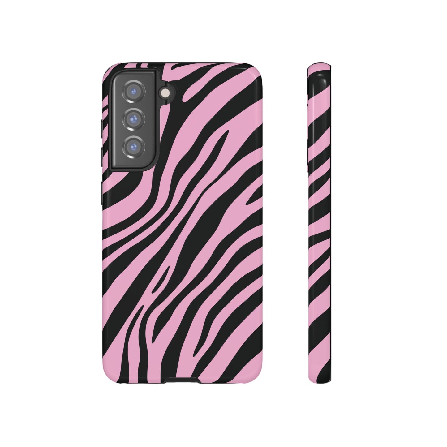 Modern Blush Zebra Print Phone Case