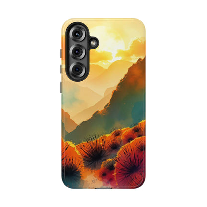 Ideallic Watercolour Sunset Design Phone Case - Multicolor Phone Case - Samsung Galaxy S25 Plus / Glossy