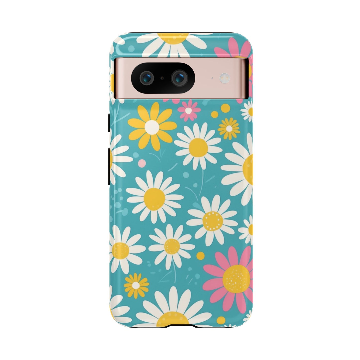 Google Pixel 8 / Glossy Phone Case - Daisies Floral Pattern 5 Phone Case