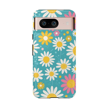 Google Pixel 8 / Glossy Phone Case - Daisies Floral Pattern 5 Phone Case