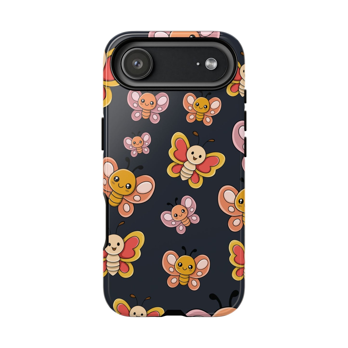 Grey Butterfly Sticker Design Phone Case - Grey Phone Case - iPhone 17 Air / Glossy