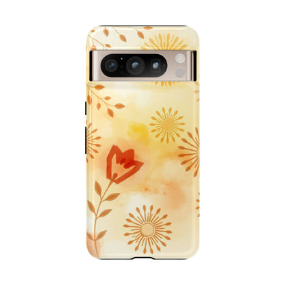 Google Pixel 8 Pro / Glossy Phone Case - Boho Chic Watercolour Pattern Phone Case