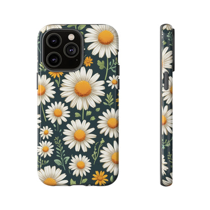 iPhone 14 Pro Max / Glossy Phone Case - Daisies Floral Pattern 3 Phone Case