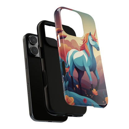Stylised Unicorn Design Phone Case - Multicolor Phone Case