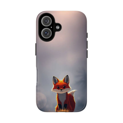 Cute Gothic Fox Design Phone Case - Multicolor Phone Case - iPhone 16 / Glossy