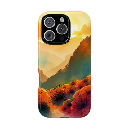 Ideallic Watercolour Sunset Design Phone Case - Multicolor Phone Case - iPhone 16 Pro / Glossy