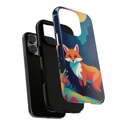 Phone Case - Stylised Fox Design Phone Case