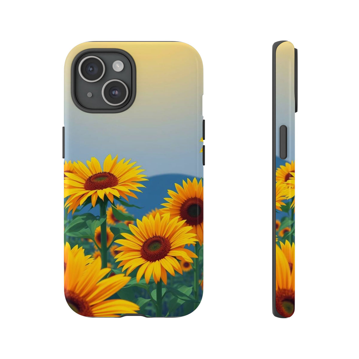 Sunflowers Design Phone Case - Multicolor Phone Case - iPhone 15 / Glossy