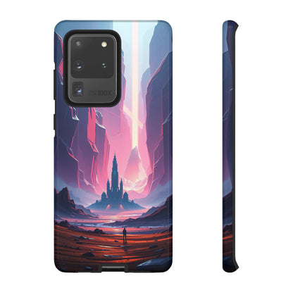 Samsung Galaxy S20 Ultra / Glossy Phone Case - Alien Fortress Design Phone Case