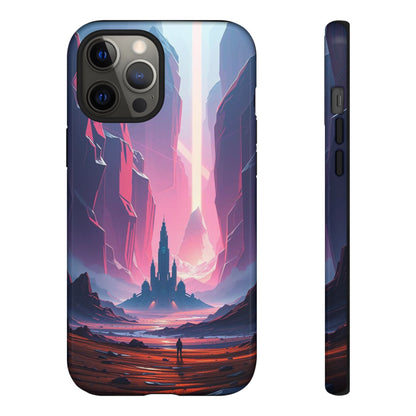 iPhone 12 Pro Max / Glossy Phone Case - Alien Fortress Design Phone Case