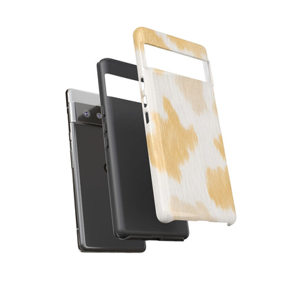 Golden Honey Cow Print Phone Case