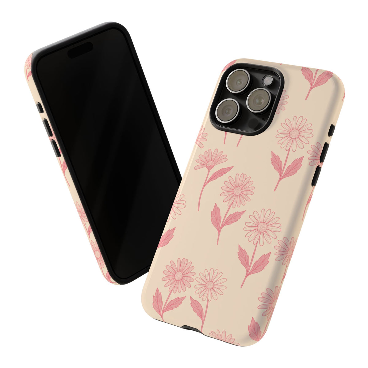 Pretty Pink Daisy Pattern Phone Case