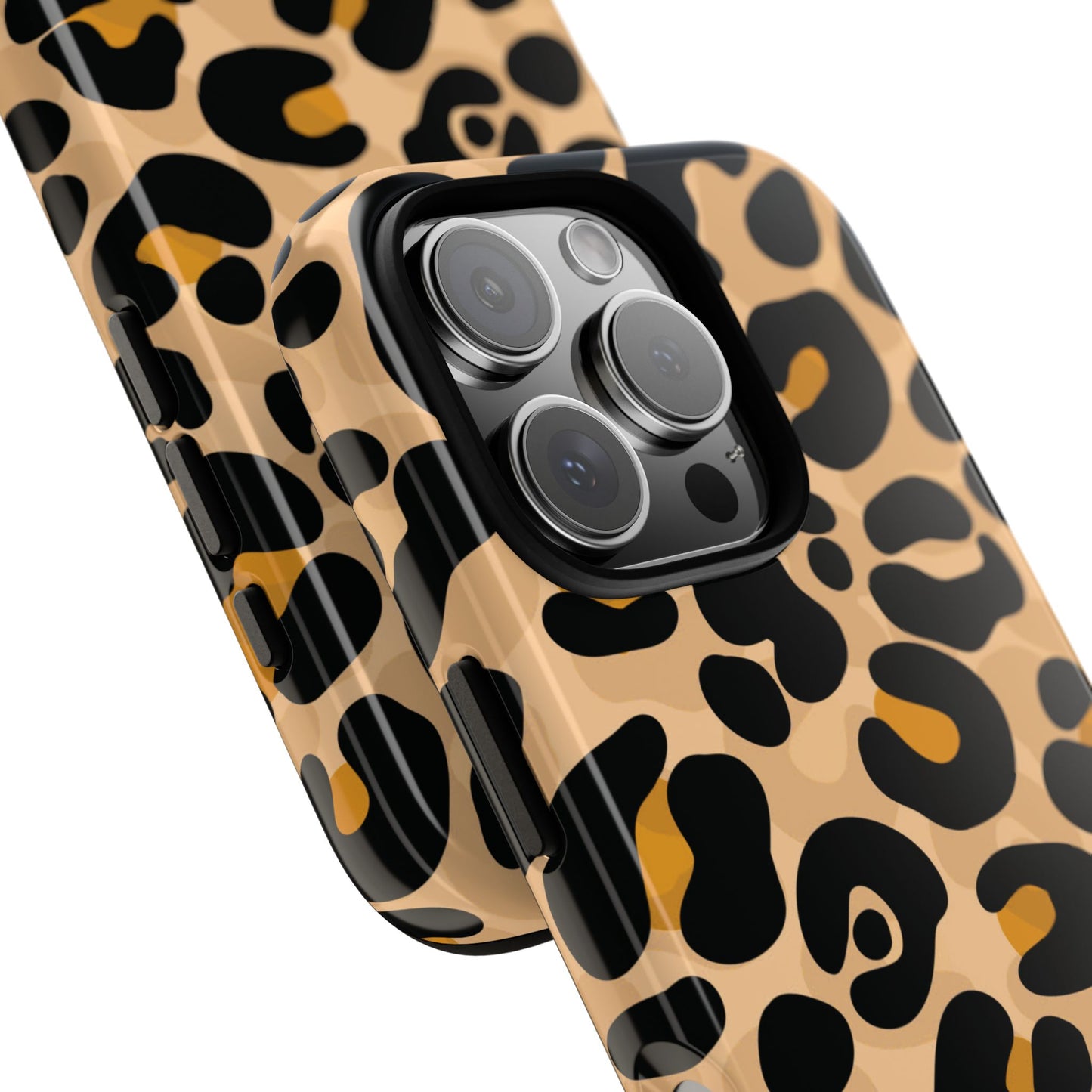 Stylish Mocha Leopard Print Phone Case