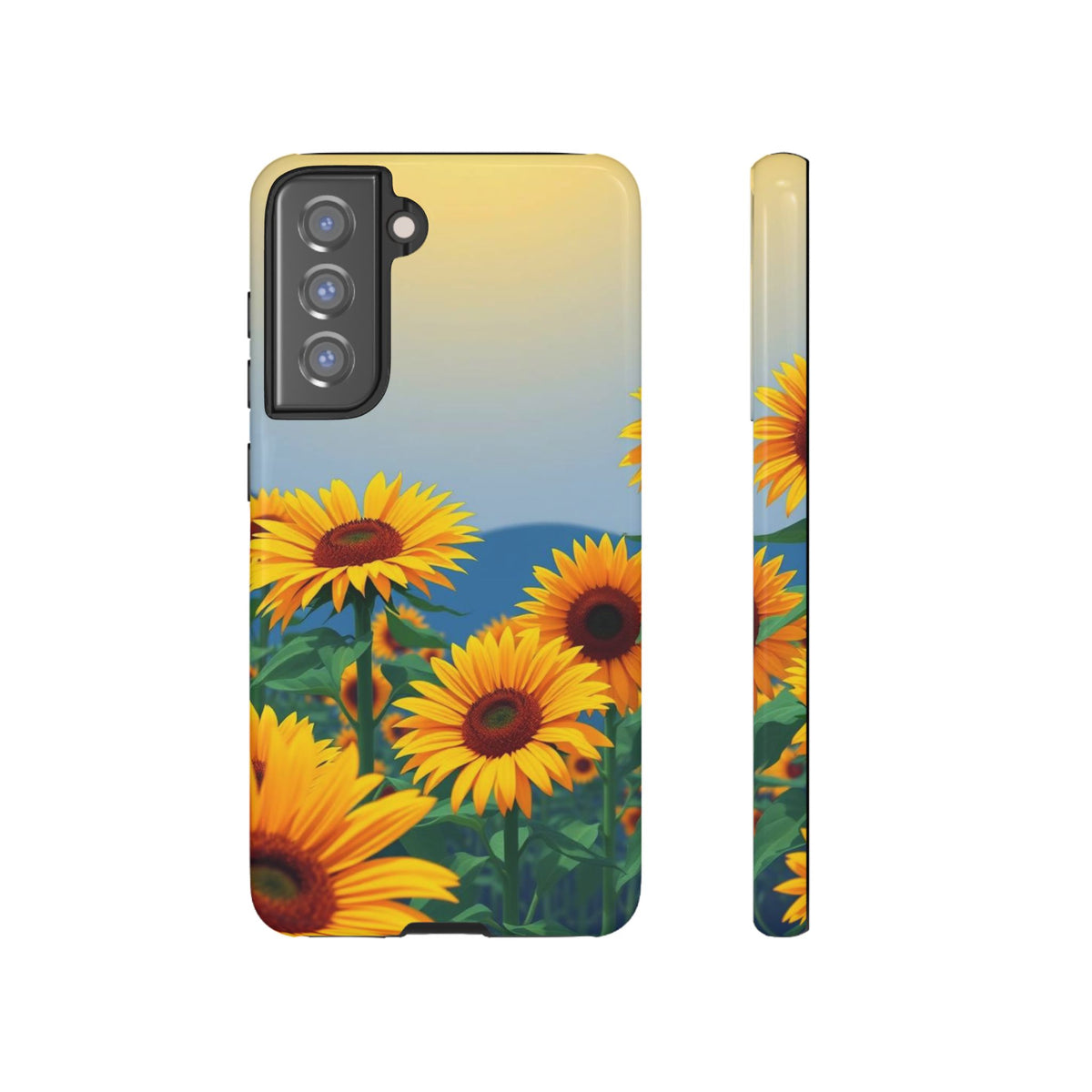 Sunflowers Design Phone Case - Multicolor Phone Case - Samsung Galaxy S21 FE / Glossy