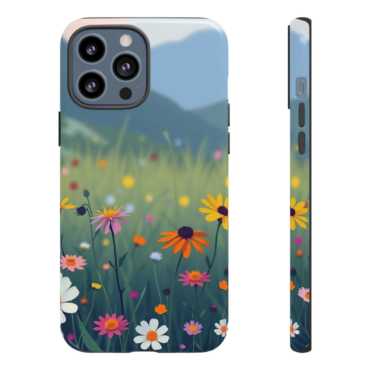 Vibrant Meadow Design Phone Case - Multicolor Phone Case - iPhone 13 Pro Max / Glossy