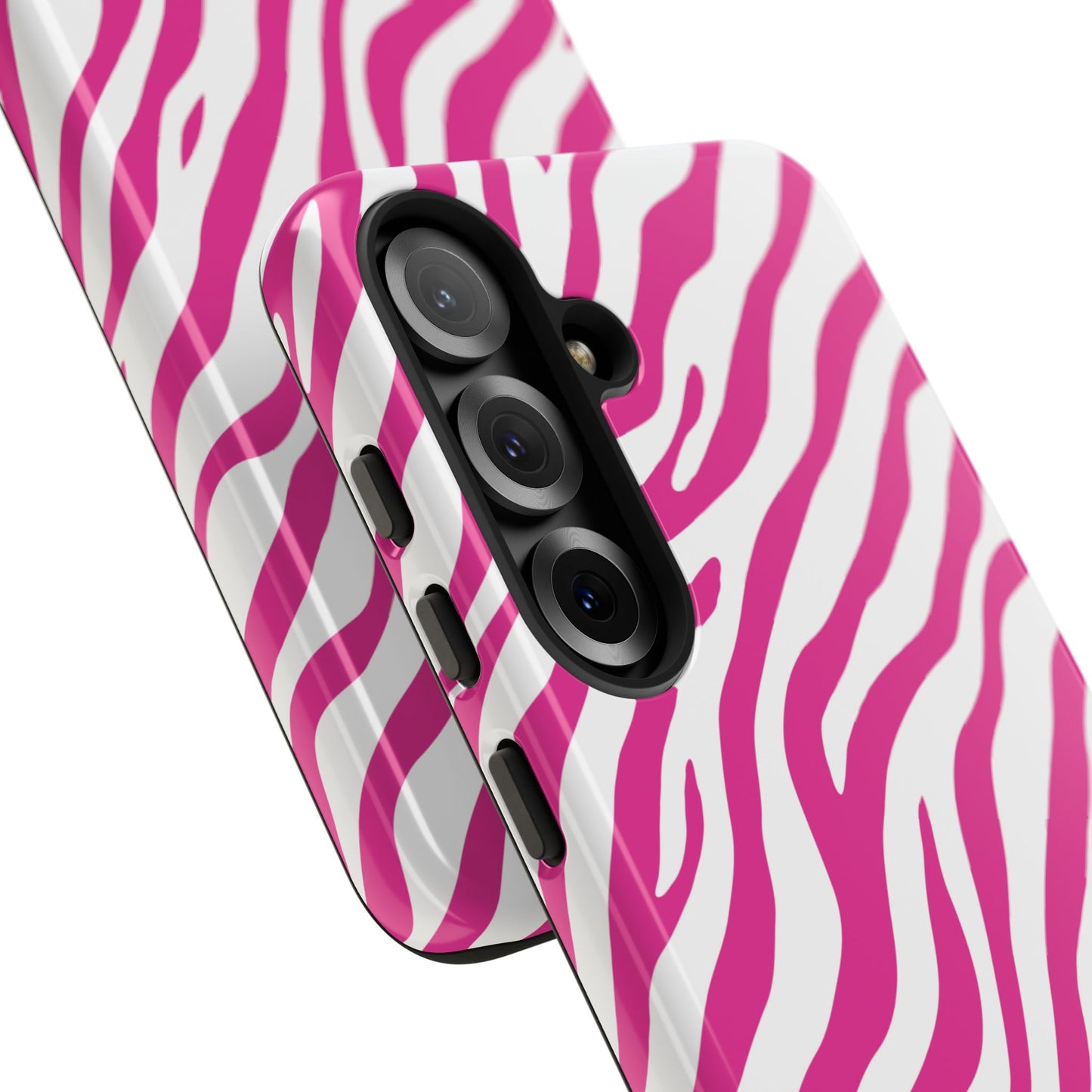 Stylish Hot Pink Zebra Print Phone Case