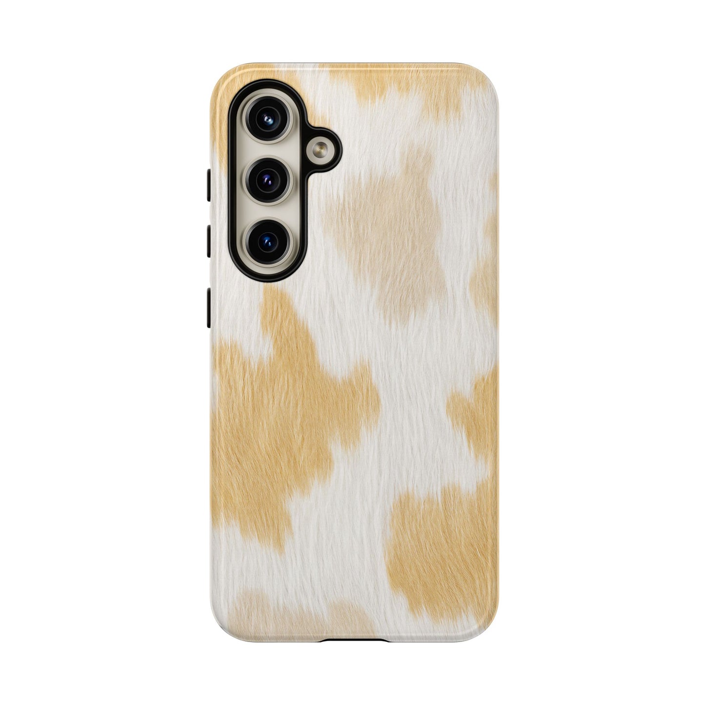 Golden Honey Cow Print Phone Case