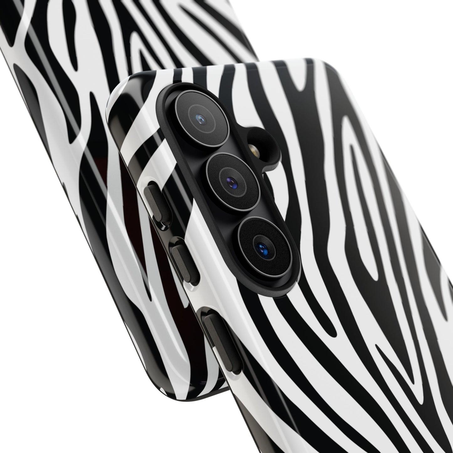 Classic Monochrome Tiger Print Phone Case