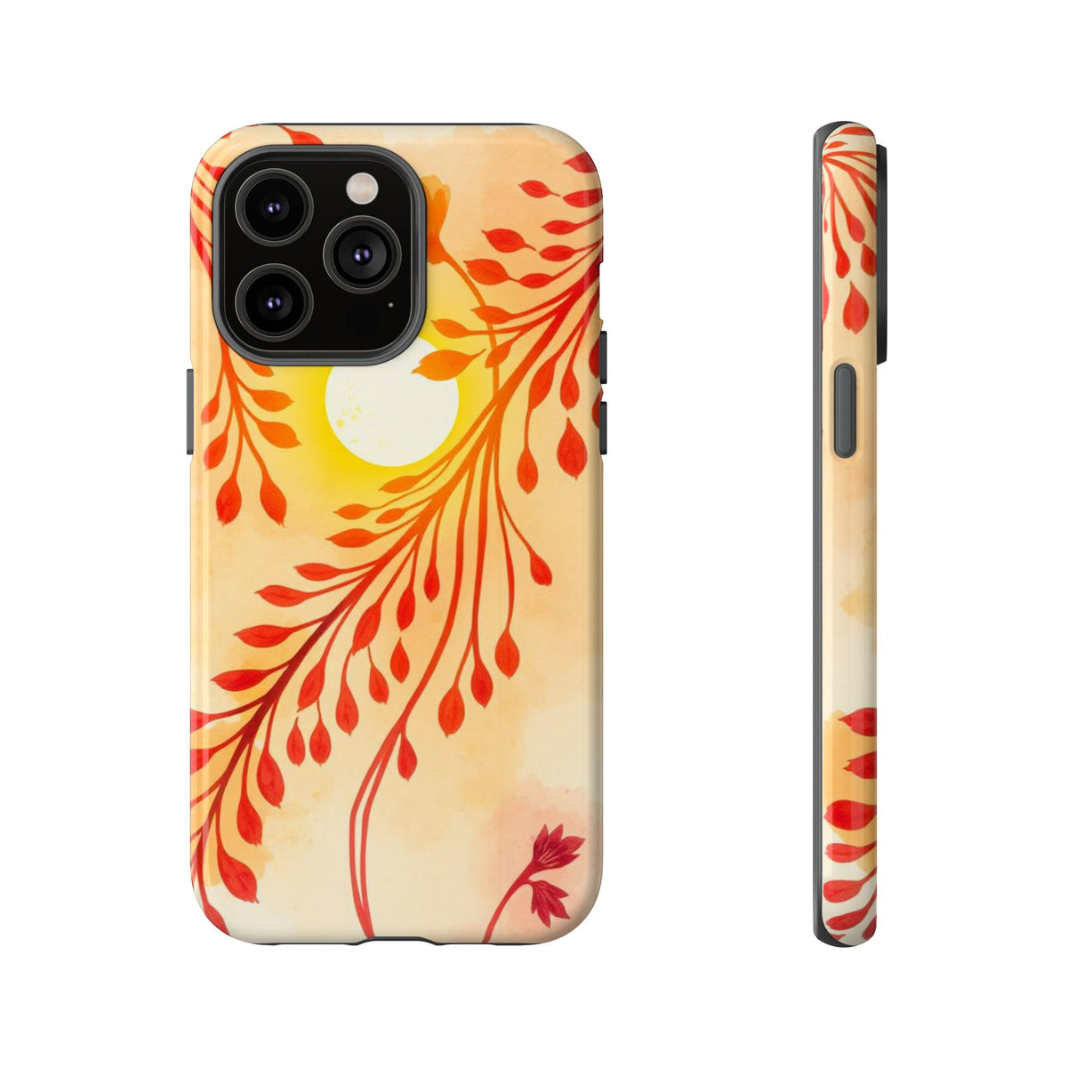 Boho Chic Watercolour Sunset Design Phone Case - Multicolor Phone Case - iPhone 14 Pro Max / Glossy