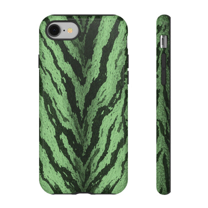 Sage Tiger Print Phone Case