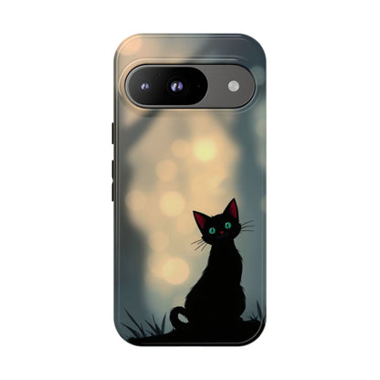 Gothic Cat Design Phone Case - Multicolor Phone Case - Google Pixel 9 / Glossy