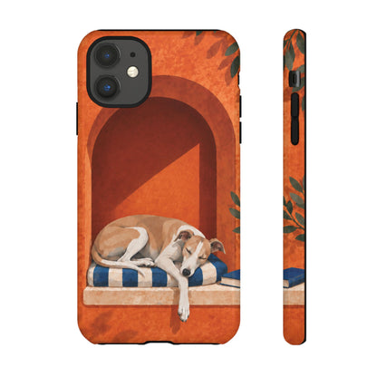 Whippet Siesta Nook Phone Case - Multicolor Phone Case - iPhone 11 / Glossy