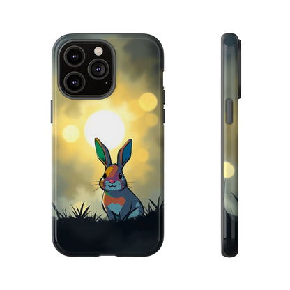 iPhone 14 Pro Max / Glossy Phone Case - Gothic Rabbit Moody Design Phone Case