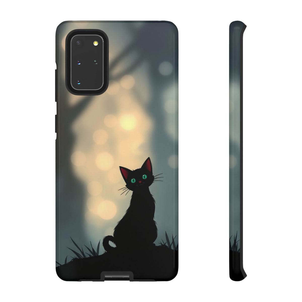 Gothic Cat Design Phone Case - Multicolor Phone Case - Samsung Galaxy S20+ / Glossy