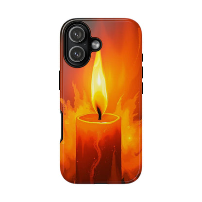 Red Candle Phone Case - Multicolor Phone Case - iPhone 17 / Glossy