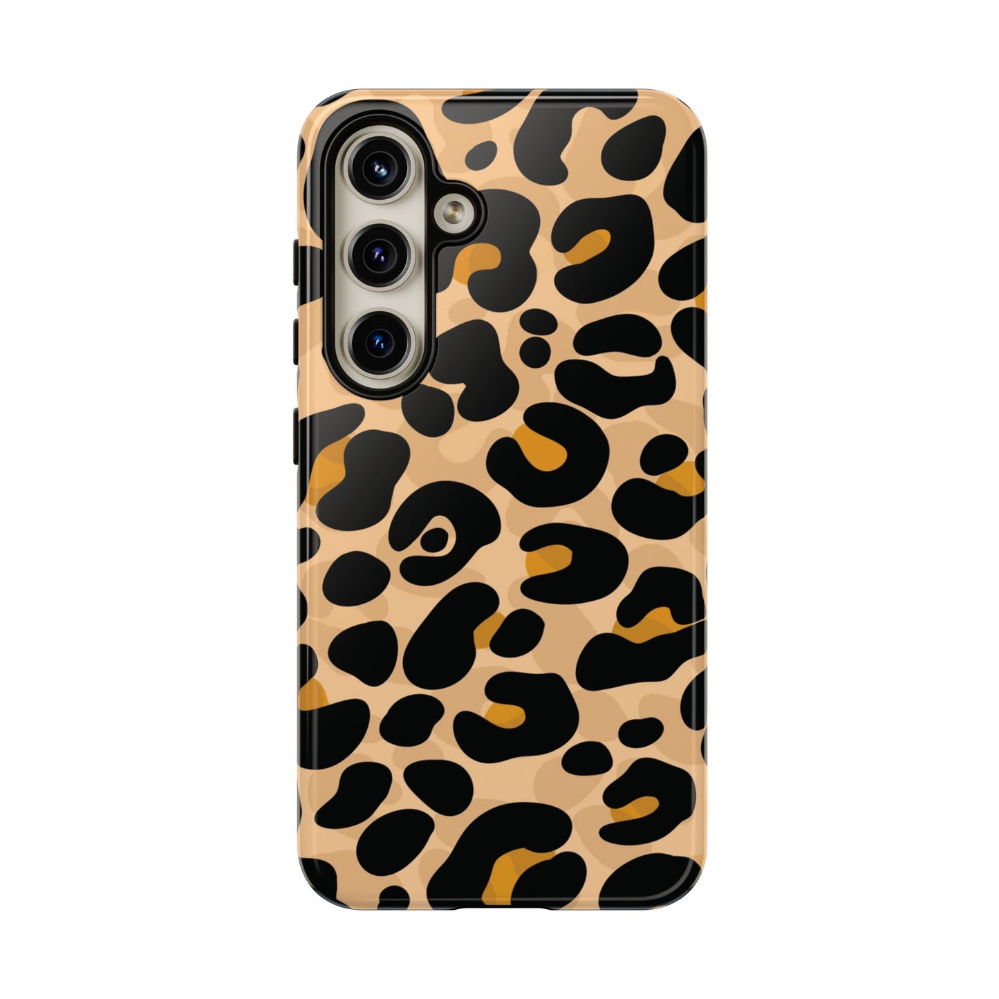 Stylish Mocha Leopard Print Phone Case