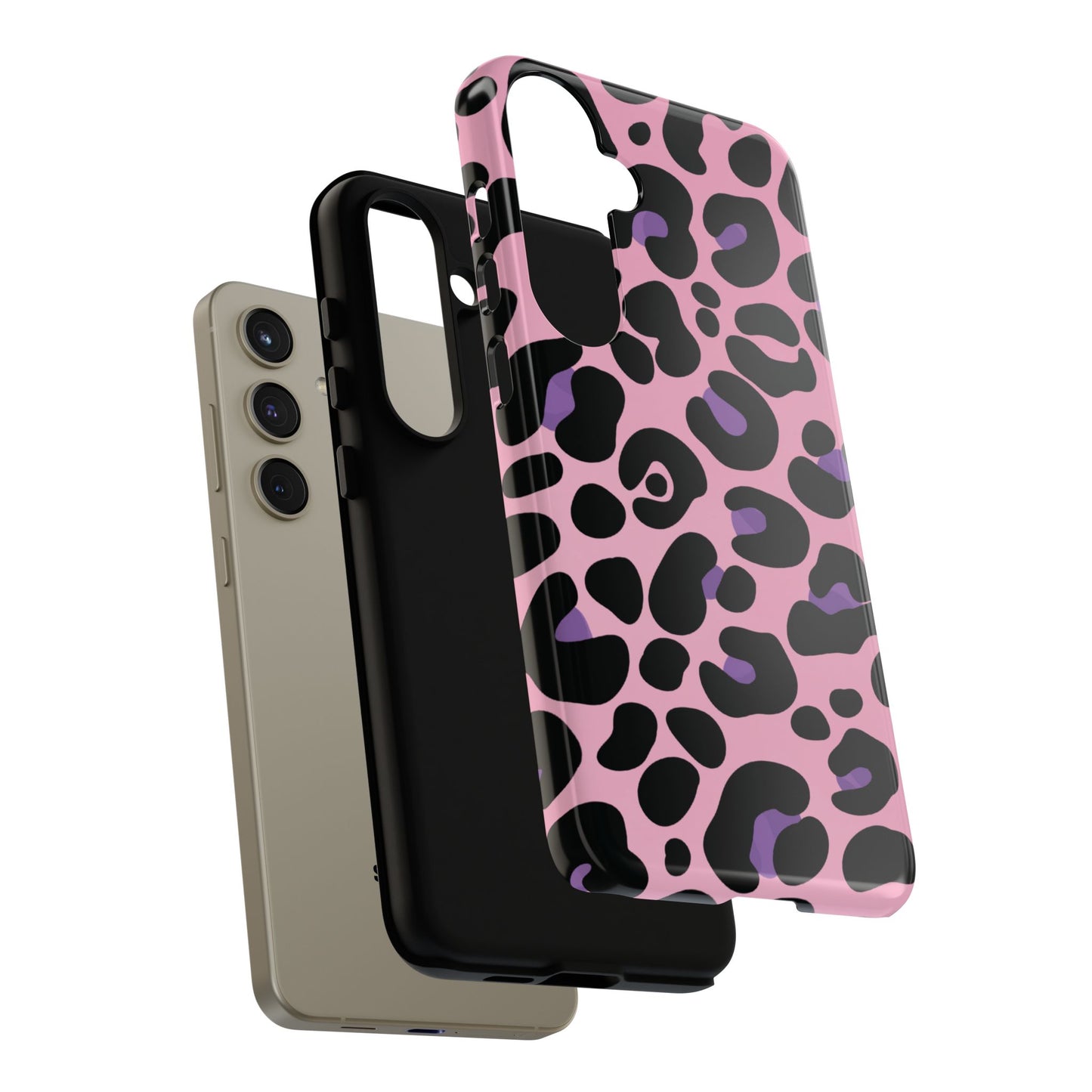 Pretty Pink & Lavender Leopard Print