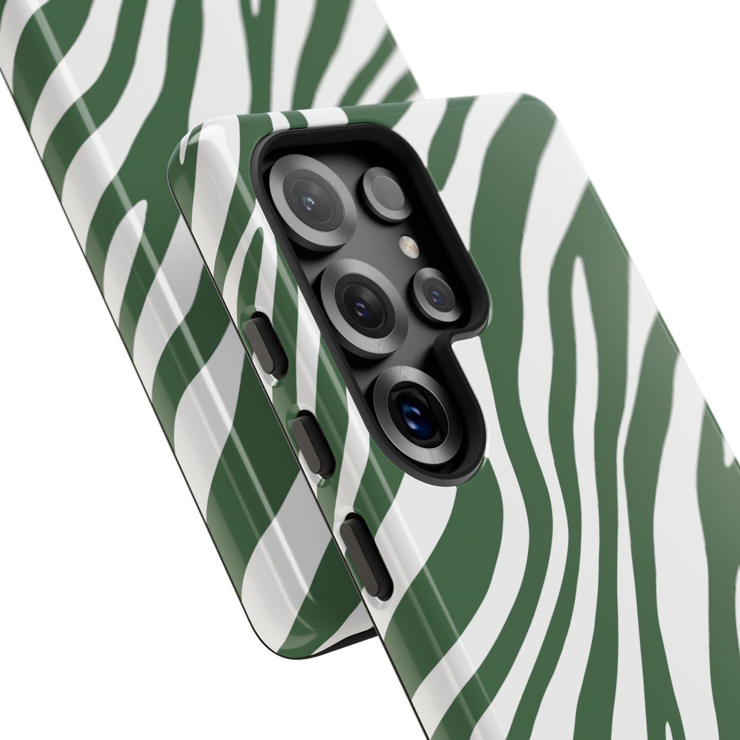 Modern Sage Zebra Print Phone Case
