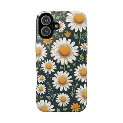 iPhone 16 Plus / Glossy Phone Case - Daisies Floral Pattern 3 Phone Case