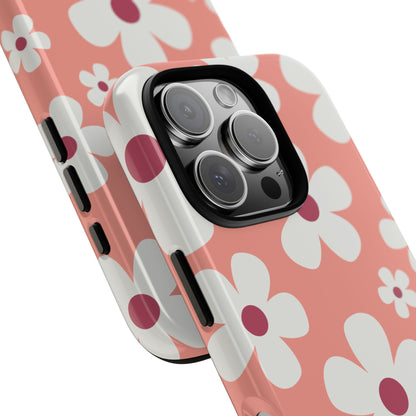 Phone Case - Cute Pink Daisy Pattern #2 Phone Case