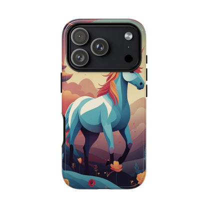Stylised Unicorn Design Phone Case - Multicolor Phone Case - iPhone 18 Pro / Glossy