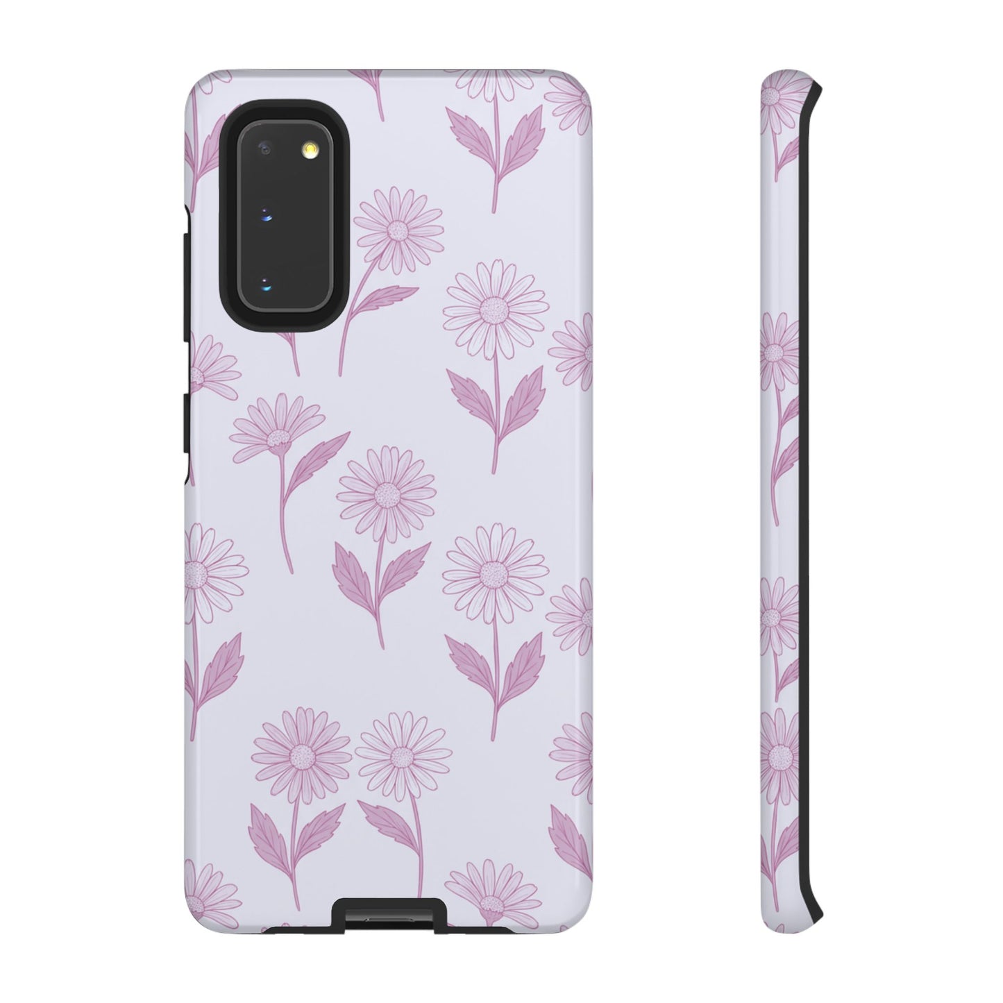 Pretty Lilac Daisy Pattern Phone Case