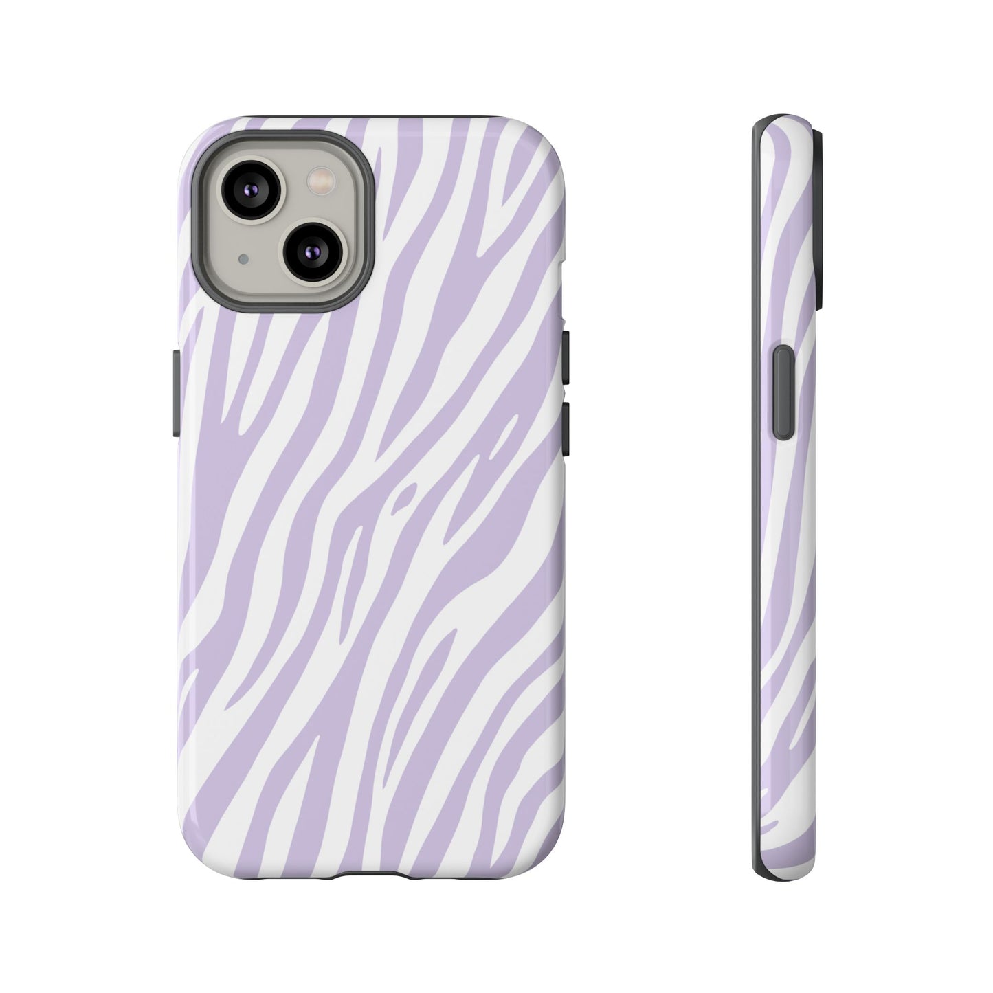 Lavender Tiger Print Phone Case