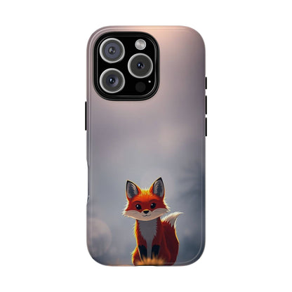 Cute Gothic Fox Design Phone Case - Multicolor Phone Case - iPhone 16 Pro / Glossy