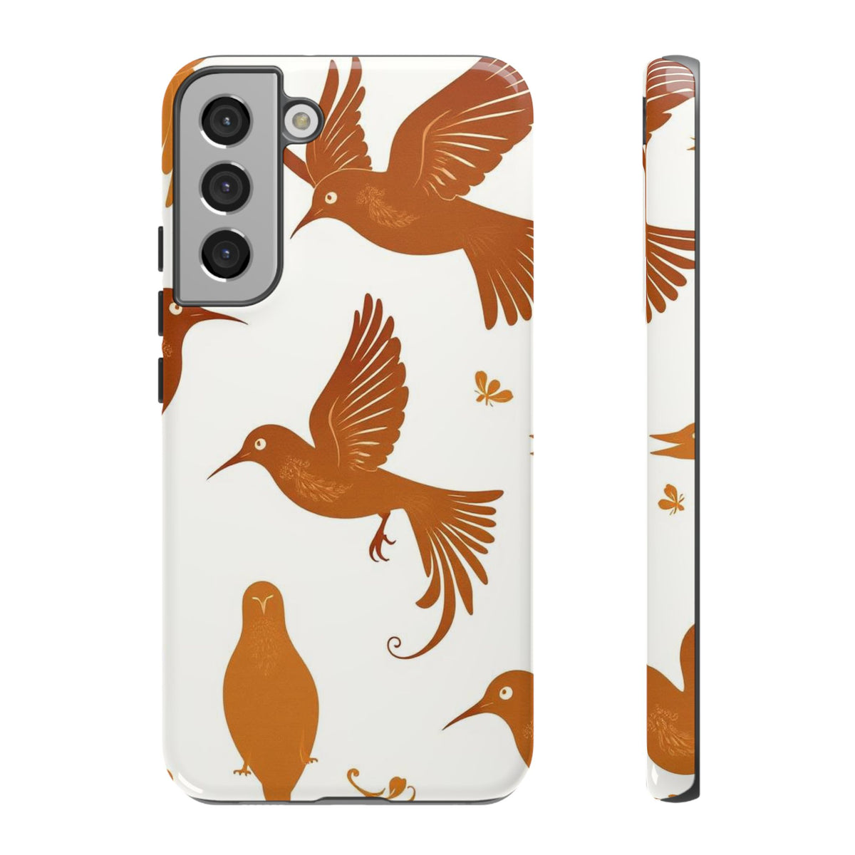 Abstract Bird Pattern Phone Case - Multicolor Phone Case - Samsung Galaxy S22 Plus / Glossy