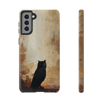 Samsung Galaxy S21 Plus / Glossy Phone Case - Beautiful Abstract Owl Design Phone Case