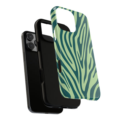 Boutique Sage Tiger Print Phone Case